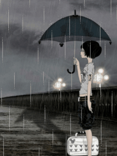 雨天伤感