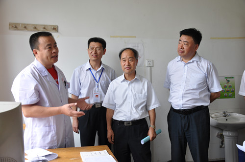 市政协来淄博市中心医院高青院区调研