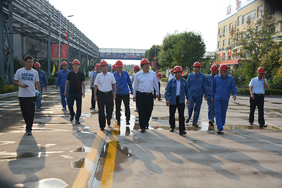 杨新胜调研督导安全环保工作