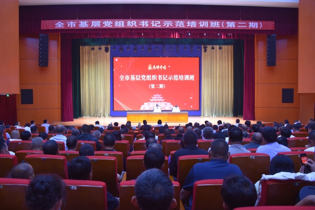 全市基层党组织书记示范培训班（第二期）开班