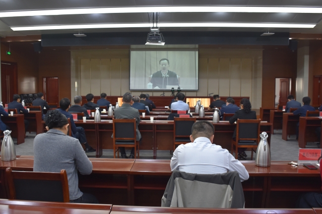 我县组织收看全省、全市乡村医疗卫生体系高质量发展推进工作会议