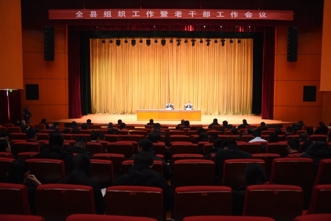 全县组织工作暨老干部工作会议召开